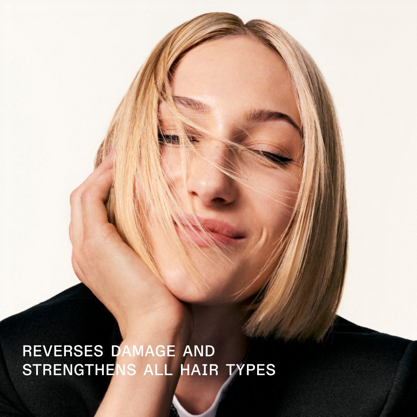 REVERSES DAMAGE AND STRENGTHENS ALL HAIR TYPES
