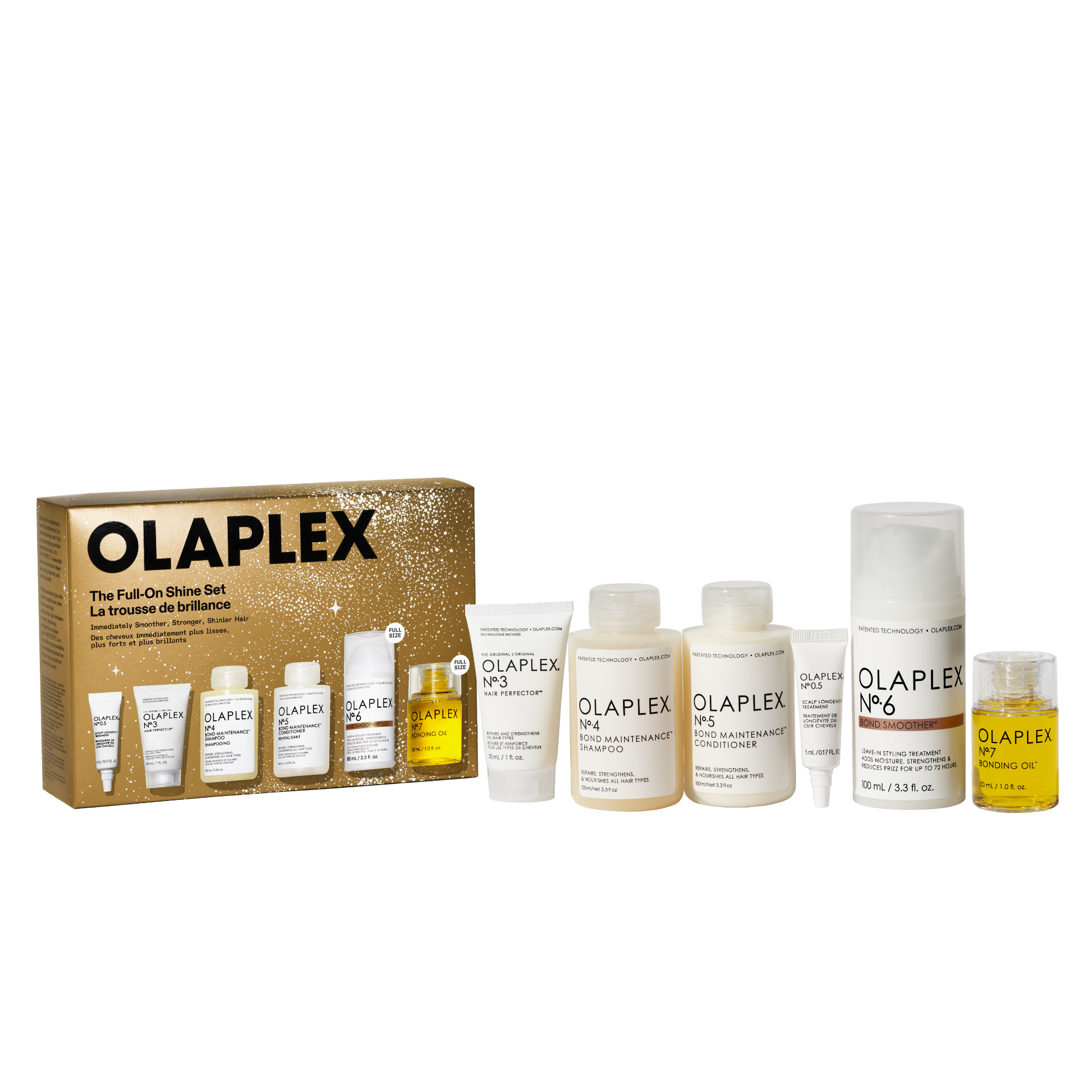 The Full-On Shine Shiny Hair Products Set – OLAPLEX Inc.