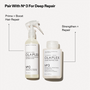 Pair With No.3 For Deep Repair
Nº.0 - Prime + Boost Hair Repair
No.3 - Strengthen + Repair