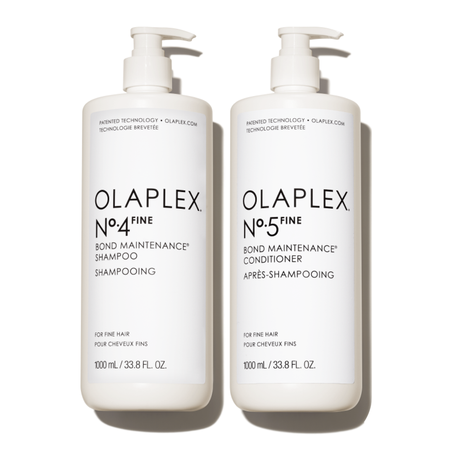No.4FINE SHAMPOO and No.5FINE CONDITIONER