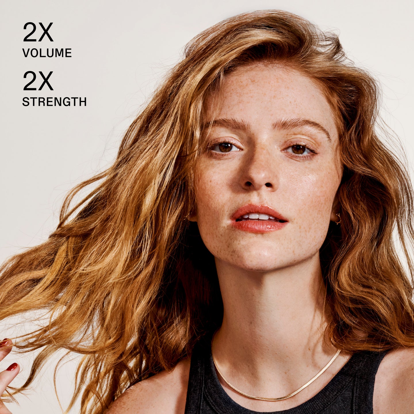 2X VOLUME. 2X STRENGTH.*

*When N°.4FINE SHAMPOO and N°.5FINE CONDITIONER are used.
